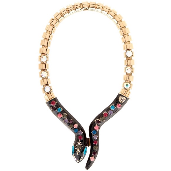 Betsey Johnson Jewelry - Betsey Johnson Creepshow Multicolor Snake Necklace